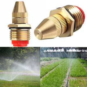 1/2 Inch Brass Adjustable Sprinkler Garden Lawn Atomizing Water Sprayer Nozzles