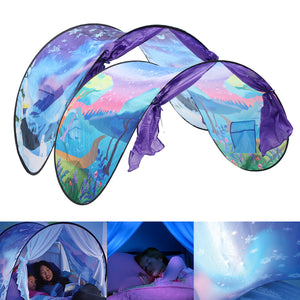 90.55X31.5inch Outdoor Nylon Adventure Pop Up Bed Folding Kids Dream Tent Children Playhouse