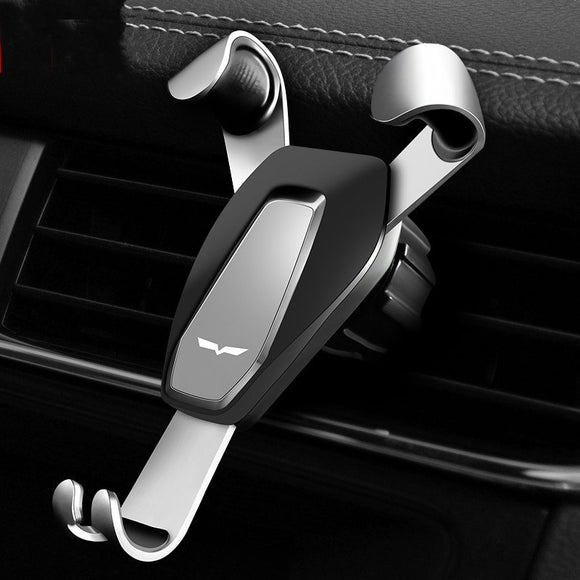 Bakeey Gravity Linkage Auto Lock Rotated Car Phone Holder Air Vent Phone Stand for Mobile Phone