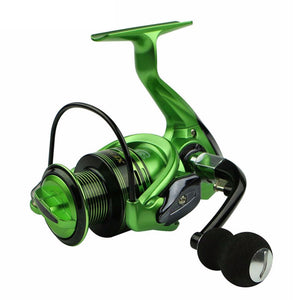 ZANLURE XF2000-5000 5.5:1 13+1BB Left/Right Hand Fishing Reel Pre-Loading Spinning Fishing Wheel