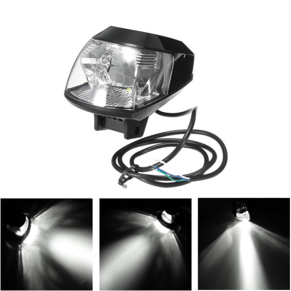 DC9-85V 20W 2000lm Motorcycle LED Headlight With USB Charger Lamp