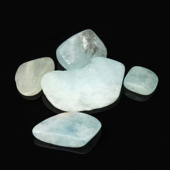 Aquamarine Rock Chips Quartz Crystal DIY Jewelry Decoration