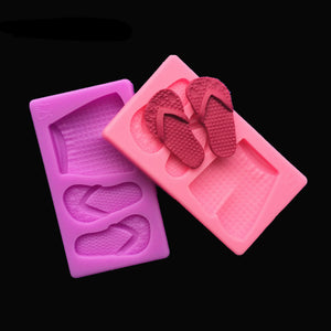 Slippers Trousers Silicone Mold Fondant Cake Mould