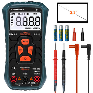 HANMATEK S1 NCV-Non Contact Backlit Digital Multimeter with Illumination