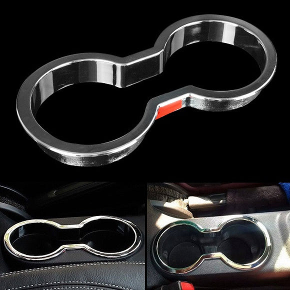 Car Front Cup Holder Trim Decoration Silver ABS for Jeep Wrangler 2011 to 2016