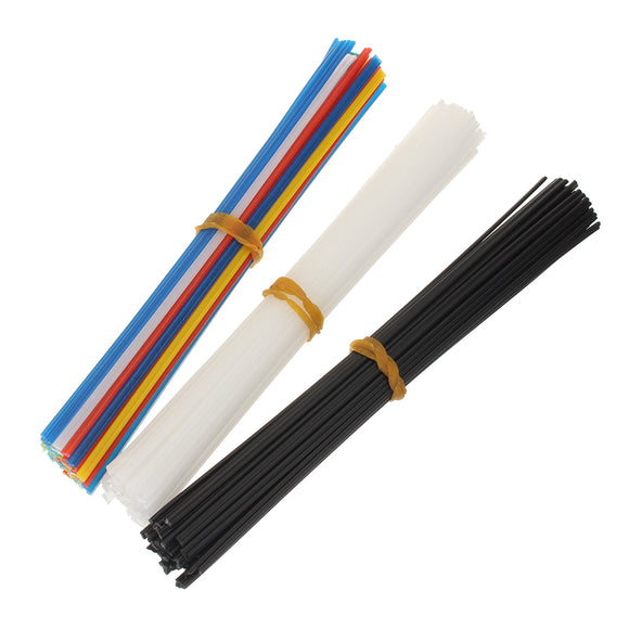 50pcs Multi-color PP/PVC Plastic Welding Rods for Repairs 2.5x5mm Plastic Welding Sticks