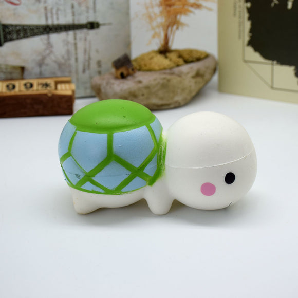 PU Slow Rebound Toy Squishy Simulation Cartoon Turtle Relief Toy Random Color