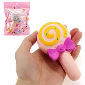 NO NO Squishy Lollipop Candy Bar Sweet 12cm Slow Rising With Packaging Collection Gift Soft Toy