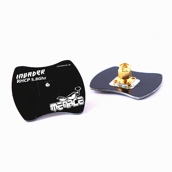 MENACE Invader 5.8Ghz 6.5dBi Circular Polarized High Gain Flat Panel FPV Antenna LHCP/RHCP SMA for Fatshark Goggles