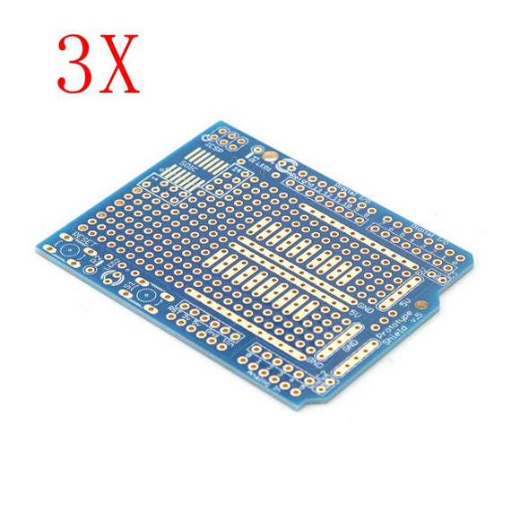 3Pcs Prototyping Shield PCB Board For Arduino