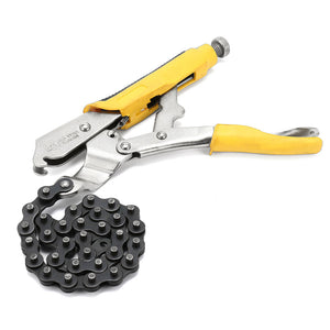 10cm Chain Wrench Clamp Locking Plier Vise Wrench For Water Pump Pipe