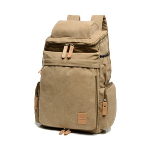 Men Women Large Capacity School Laptop Backpack Canvas Casual Backpack