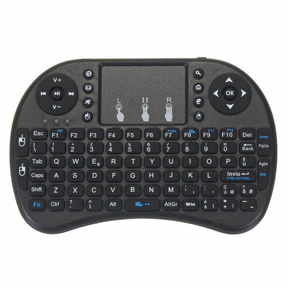 I8 Italian Version 2.4G Wireless Mini Keyboard Touchpad Airmouse