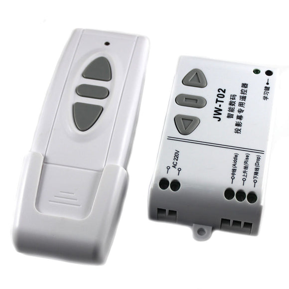 Digital Projection Screen Controller Electrical Curtain Motor Wireless Remote Control Switch