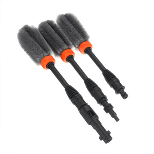 M22 to 1/4 High Pressure Washer Spray Extension Rod Car Wash Brush"