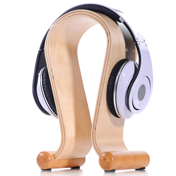 Original Samdi U-Type Solid Wood Earphone Display Rack For Headset