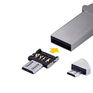 Original DM Embedded Micro USB V8 Male to USB OTG Adapter Converter