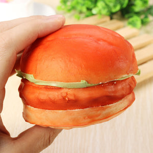 9CM Squishy Simulation Bread Hamburger Fun Toys Decoration