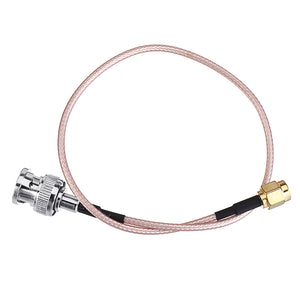 10pcs 30cm BNC Male to SMA Male Connector 50ohm Extension Cable Length Optional