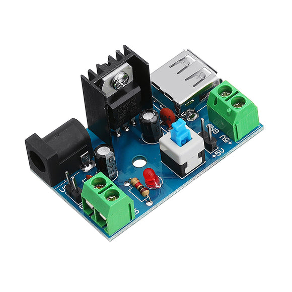 DC-DC 7-15V to 5V Power Supply Module 9V to 5V 12V to 5V with Heat Sink Switch Board