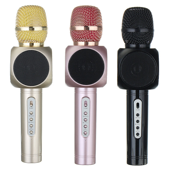 E103 Handheld KTV Karaoke Wireless Microphone Bluetooth Speaker Mic