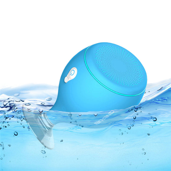 S6 Portable Bathroom Floating IPX6 Waterproof Sucker LED Light Wireless bluetooth Speaker