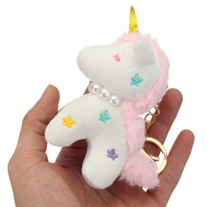 Unicorn Plush Toy Key Buckle Pendant Ornaments Stuffed & Plush Toys