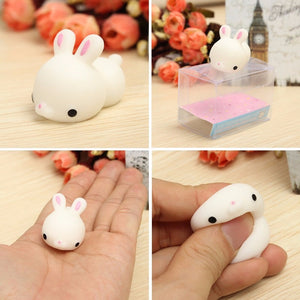 Bunny Rabbit Squishy Squeeze Cute Healing Toy Kawaii Collection Stress Reliever Gift Decor