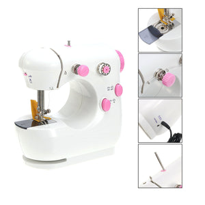 220V Multifunction Pink Electric Desktop Sewing Machine Handwork