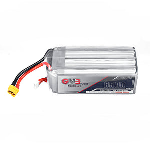 Gaoneng GNB 22.2V 6500mAh 50C 6S Lipo Battery XT60U-F Plug for RC Car Airplane