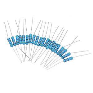 100pcs 2W Metal Film Resistor Resistance 1% 470K ohm Resistor