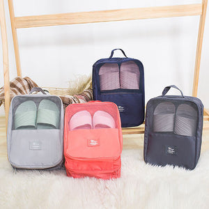 Women Nylon Travel Portable Waterproof Shoes Tote Pouch Multifunction Cosmetic Storage Bags