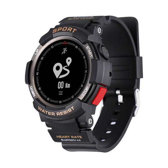 Bakeey F6 Heart Rate Monitor IP68 5ATM Multi-sport Long Standby Fitness Tracker Message Smart Watch