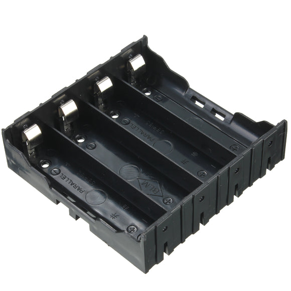 Plastic Battery Case Holder Storge Box DIY for 4pcs 18650 3.7V Rechargeable Batteries