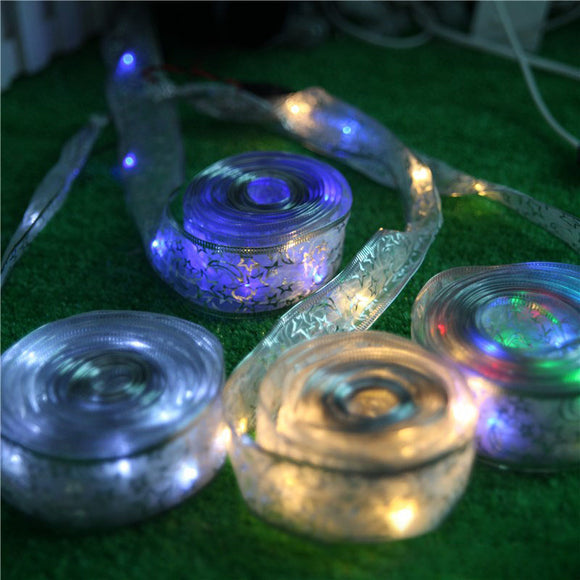 KCASA DSL-4 Gardening 4M 40LED String Light Ribbon Shape Holiday Garden Party Wedding Decoration