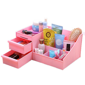 Honana HN-XS1 Large Desktop Cosmetic Storage Box Key Sundries Holder Three Layers Home Organizer