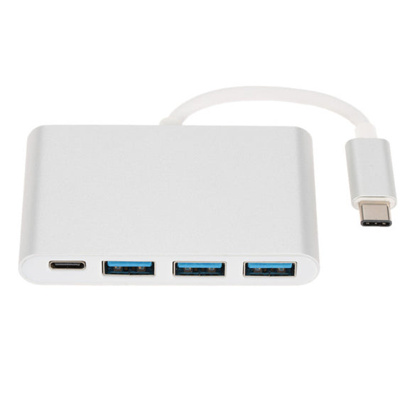 USB 3.1 Type C To 3-Port USB 3.0 Hub With Reverse Charge Function