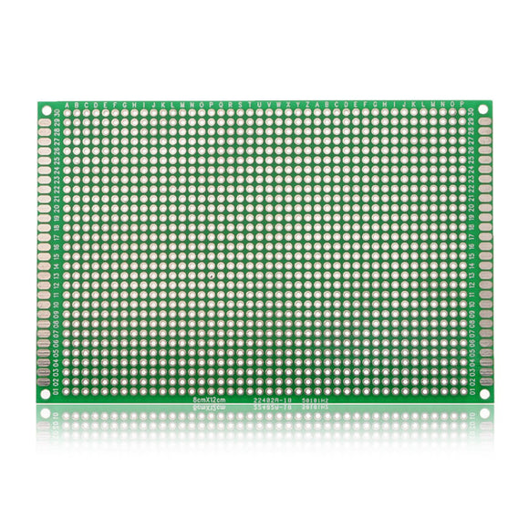 5Pcs 80*120mm FR-4 Double-Side Prototype PCB Printed Circuit Board