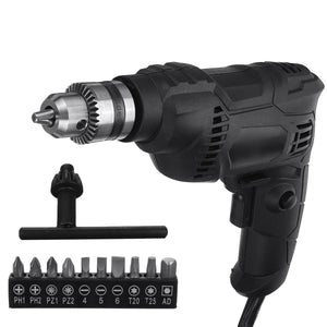 750W 220V Plug-in Electric Screwdriver 10mm 300rpmSpeed Regulated Electric Hand Drill Driver EU Plug For Wood/Tile/Concrete/Steel