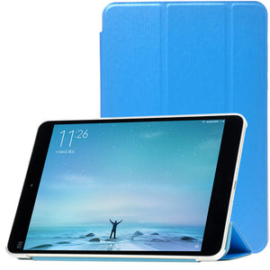 Tri-fold Folio PU Leather Case Cover For Xiaomi Mipad 2