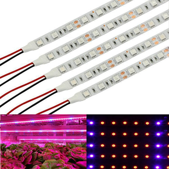 30W DC 12V 5 Blue 25 Red Flexible Soft LED Grow Light Bar for Indoor Garden Greenhouse Plants