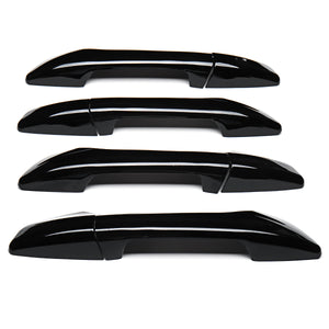 8Pcs Gloss Black Door Handle Covers For Honda Accord 2008 2009 2010 2011