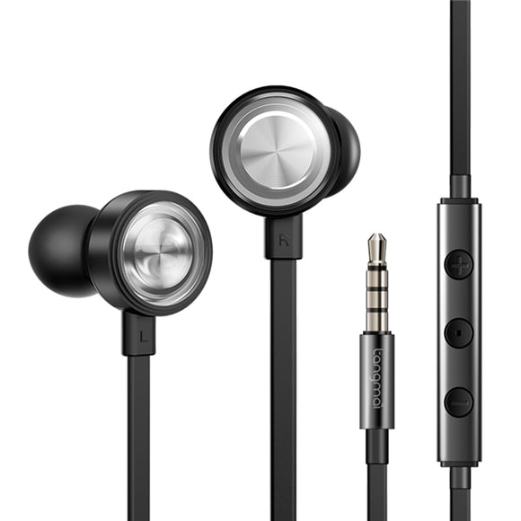 TANGMAI F5 In-ear Wired Control Heavy Bass Earphone With Mic For Android IOS