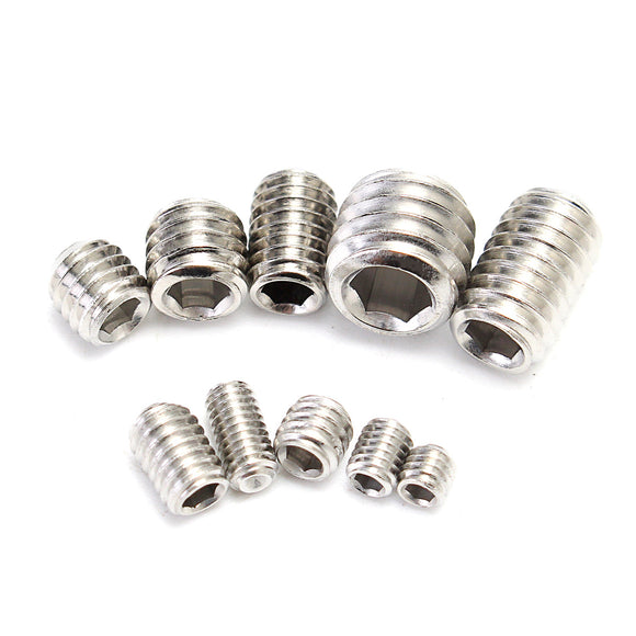 Suleve MXSH2 M3 M4 M5 M6 M8 304 Stainless Steel Hex Socket Screws Assortment 200pcs