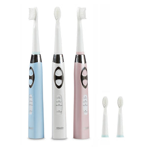 SEAGO E6 Sonic Smart Electric Toothbrush 3 Brush Modes Whitening USB Wireless Rechargeable