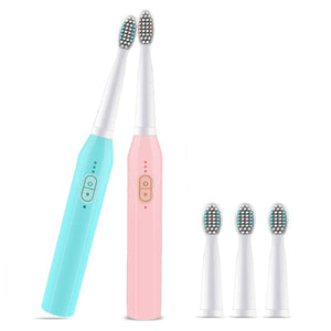 3 Brush Modes Essence Sonic Electric Wireless USB Rechargeable Toothbrush IPX7 Waterproof