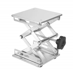 7.9 x 7.9 Stainless Steel Lifting Platform Lab Stand Laboratory Scissor Lift Riser Lifter 200x200mm"