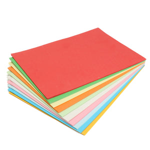 100Pcs A4 Multicolor Card Cardboard Paper DIY Craft Handicraft