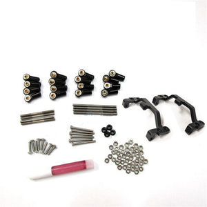 1 Set MN-90 1/12 Upgraded Rc Car Spare Parts All Metal Pull Rod +Holder