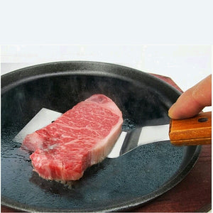 Stainless Steel BBQ Shovel Teppanyaki Steak Shovel Fried Shovel Multi-purpose Kitchen Tools